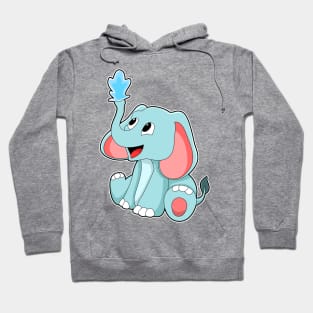 Elephant with Water Hoodie